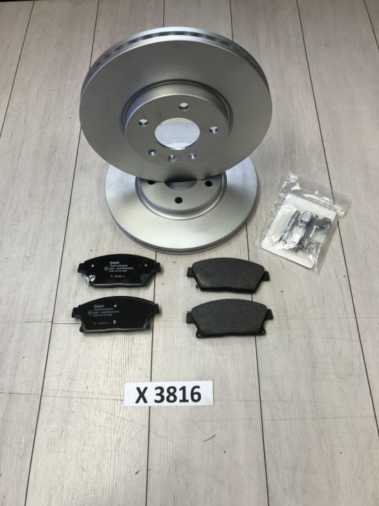 OPEL MOKKA BREMSSCHEIBEN VORNE MIT KLÖTZEN NEU ORIGINAL PSA 1680582180                                    	II/01E/X3816