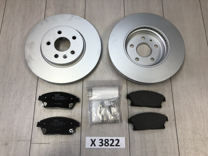 OPEL ASTRA J ZAFIRA C BREMSSCHEIBEN SATZ VORNE NEU ORIGINAL DELPHI 109-1813                                    	P2F/X3822