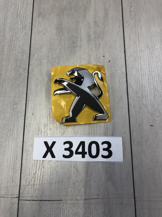 PEUGEOT EMBLEM LOGO NEU ORIGINAL 9678108480                     	H4D/X3403