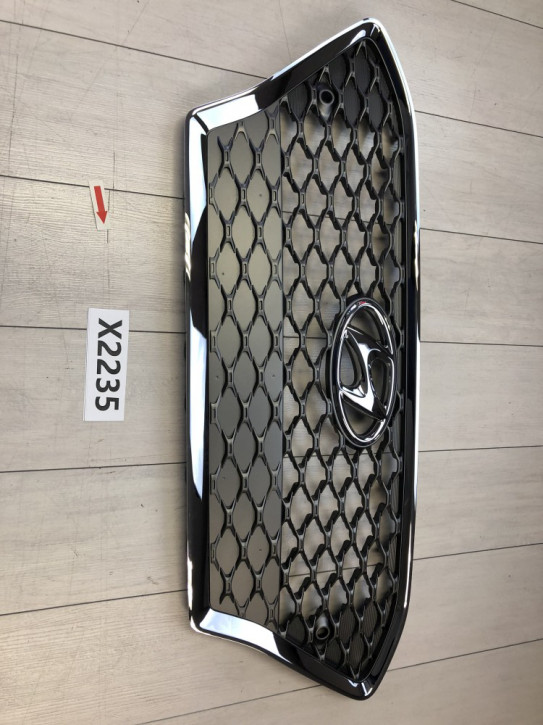 HYUNDAI KONA KÜHLERGRILL CHROM MIT PDC NEU ORIGINAL 86352-J9100                                  	B8/X2235