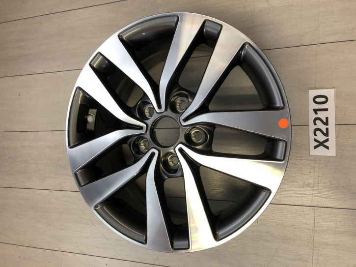 HYUNDAI I30 ALUFELGE 16 ZOLL 6,5Jx16 ET50 5x114,3 NEU ORIGINAL 52910-G4200                      	II/X2210