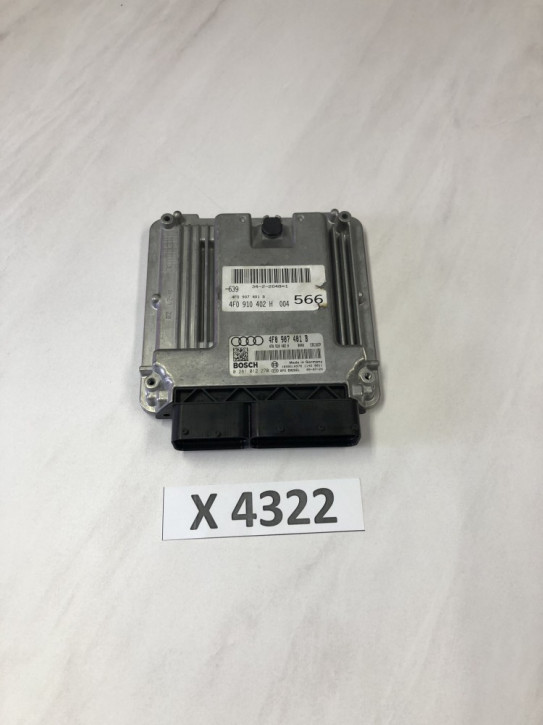 AUDI A6 4F C6 MOTORSTEUERGERÄT ECU 2.7TDI 3.0TDI GEBRAUCHT ORIGINAL 4F0910402H                                  	A5E/X4322