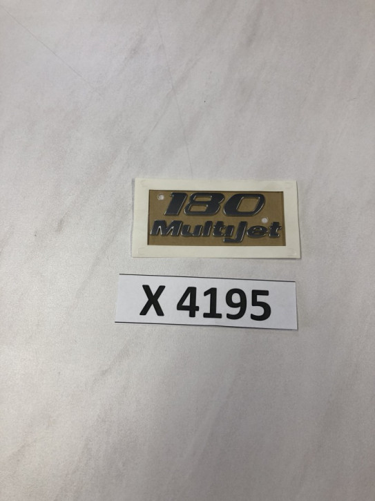 FIAT DUCATO MULTIJET AMBLEM LOGO NEU ORIGINAL 1368141080                                          	I4D/X4195