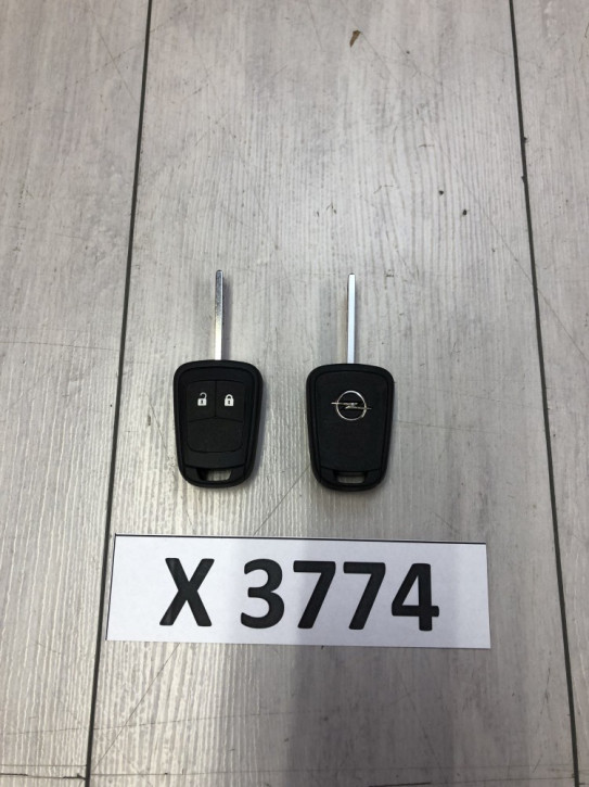 OPEL KLAPSCHLÜSSEL MIT 2 TASTEN NEU ORIGINAL                           		II/15D/X3774