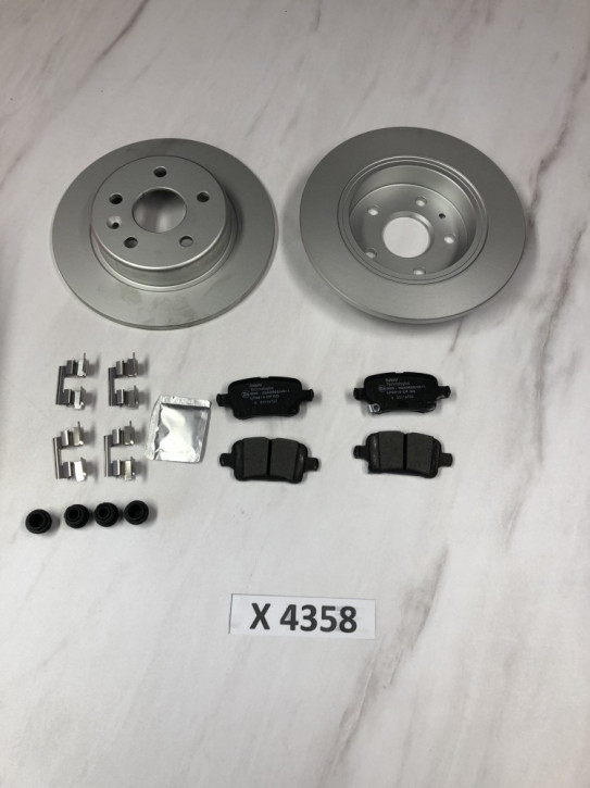 OPEL ASTRA K BREMSENSATZ HINTEN NEU ORIGINAL BG4761C                                            	P2F/X4358