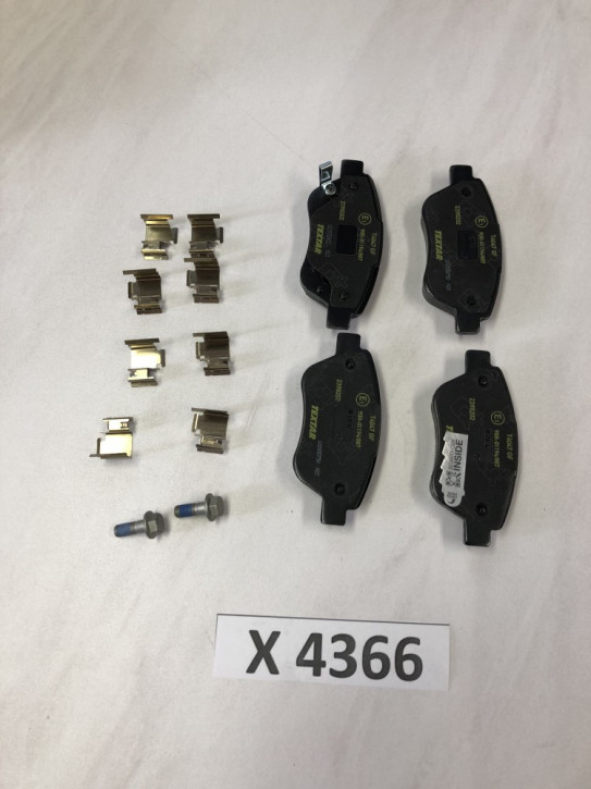 OPEL CORSA D BREMSKLÖTZE SATZ VORNE NEU ORIGINAL TEXTAR 2398202                             	II/16D/X4366