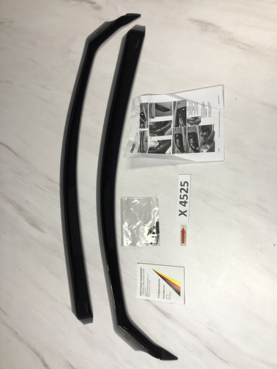 AUDI A6 44F C6 WINDABWEISER REGENABWEISER CLIMAIR VORNE NEU KBA90389 A3B X4525