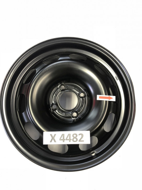 PEUGEOT / CITROEN / OPEL /  DS	STAHLFELGE 16'' J6 1/2 ET 32 LK 4X108 ERSATZRAD NEU ORIGINAL    9825009680  II R1	X4482