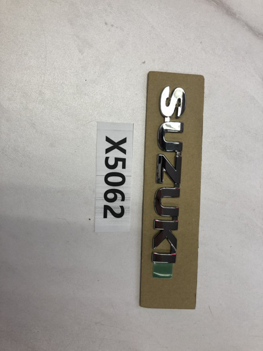SUZUKI	SCHRIFTZUG SUZUKI CHROM NEU ORIGINAL	77831-54GB0	J1C(5)	X5062