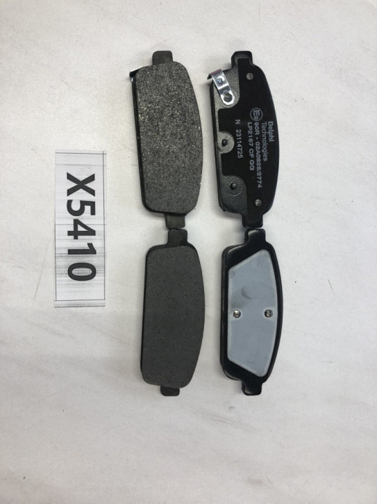 OPEL ASTRA J ZAFIRA TOURER C	BREMSBELÄGE HINTEN NEU DELPHI	LP2167	II/2D	X5410