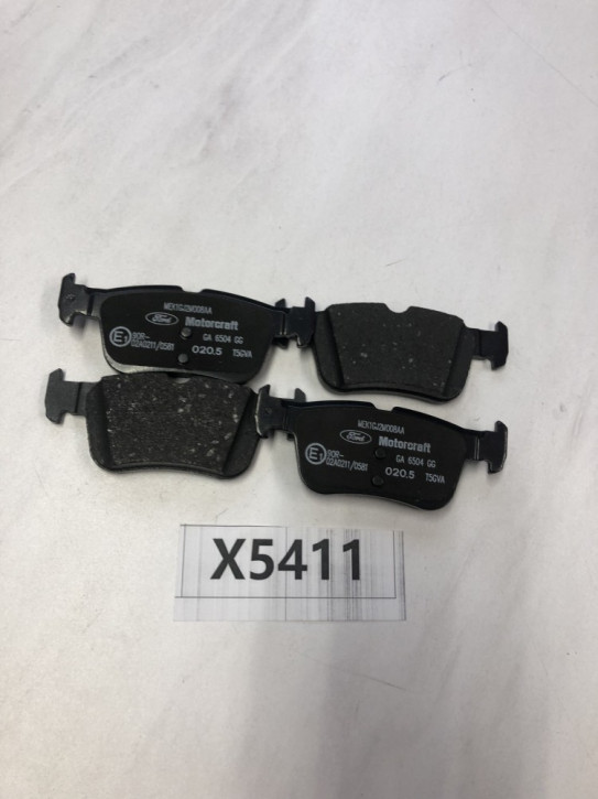 FORD MONDEO 2014 FOCUS ST 2018 KUGA  PHEV 2020 S-MAX 2015 EDGE 2015	BREMSBELAGSSATZ HINTEN NEU ORIUGINAL	MEK1GJ-2M008	II/2D	X5411