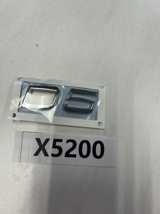 VOLVO	D5 EMBLEM SCHRIFTZUG NEU ORIGINAL	31333646	J1C(5)	X5200