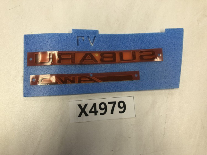 SUBARU	SUBARU AWD SCHRIFTZUG NEU ORIGINAL	93079VA080	D1D (10)	X4979