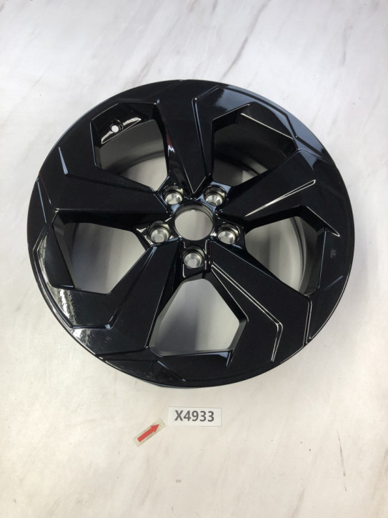 NISSAN QUASHQAI AB 21	ALUFELGE 7 1/2J18 SCHWARZ GLÄNZEND NEU ORIGINAL 	D0300-6UA5A / 403006UA4J / 403006UA5A 	II	X4933