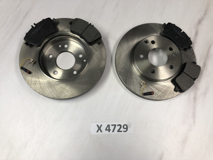 BREMSSCHEIBEN VORNE BELÜFTET MIT BREMSKLÖTZEN VERSCHLEIßANZEIGE NEU RAP-BRAKES	R-D0581	A12F	X4729