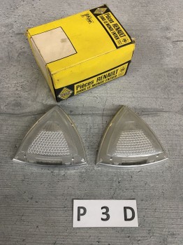 2x NEUE Original Renault R16 Deckel Abdeckung Innenleuchte Innenraumleuchte - 0855697400