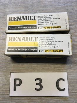 2x Original Renault Zündkerzen - 7701349475