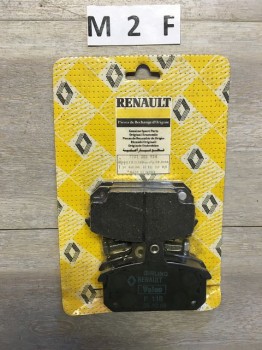 Original Renault Bremsbeläge VA R18 R12 R5 Alpine - 7701202974