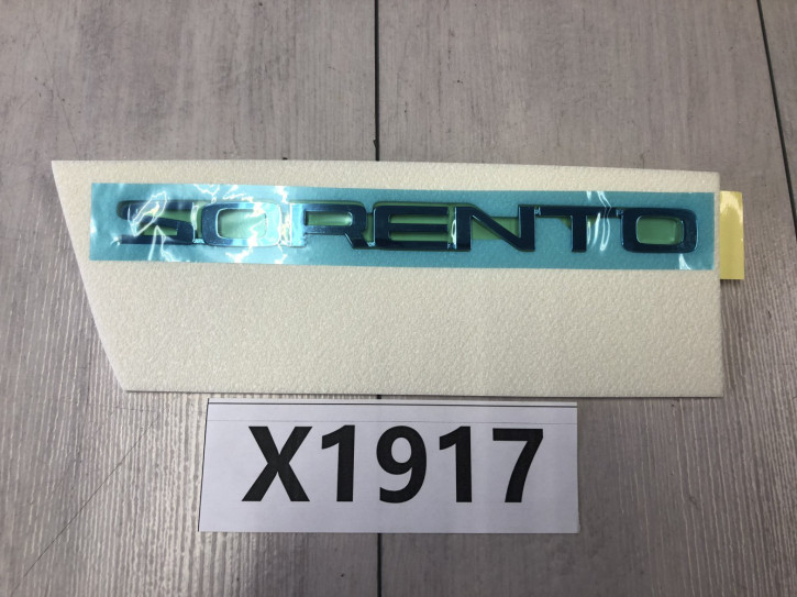 KIA SORENTO EMBLEM SCHRIFTZUG HINTEN NEU ORIGINAL 86310C5010                                   	H1D/X1917