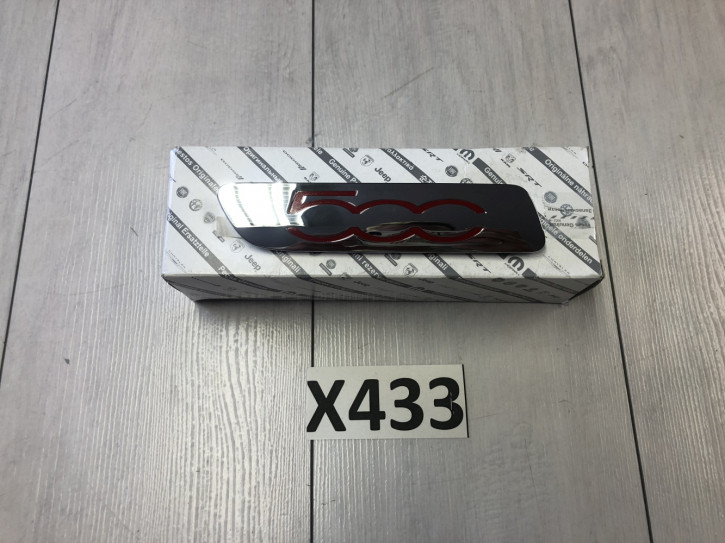 FIAT 500	LOGO EMBLEM HINTEN "500" NEU ORIGINAL 	0052150745-001	                             II/2C/X433