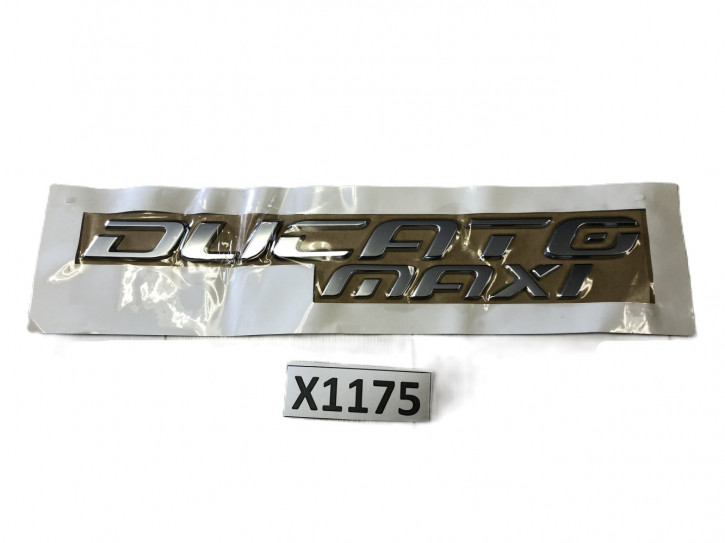 FIAT DUCATO EMBLEM LOGO HECKKLAPPE NEU ORIGINAL 52183796	             A12C/X1175