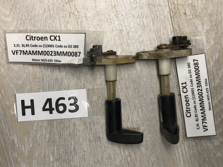 CITROEN CX1 TÜRENTRIEGELUNG INNEN HINTEN LINKS + RECHTS GEBRAUCHT ORIGINAL 		   B77/H463