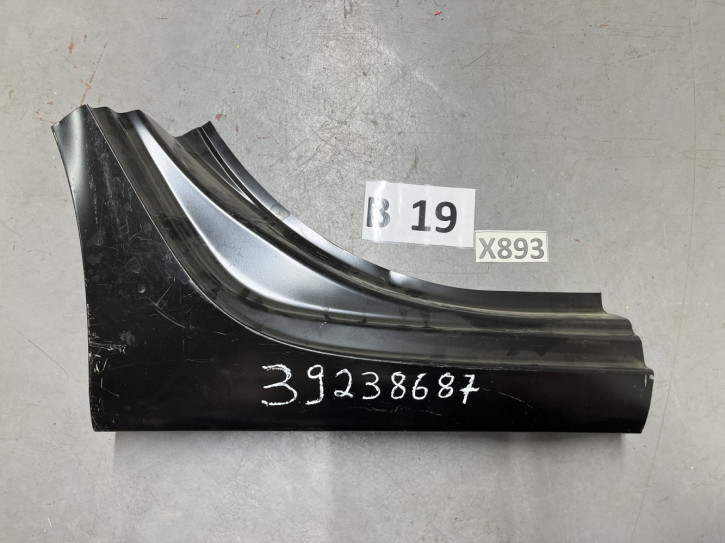 OPEL INSIGNIA B 17-	SCHWELLER TEILSTÜCK RECHTS SEITENSCHWELLER 55CM ORIGINAL NEU 39238687	                 B19/X893