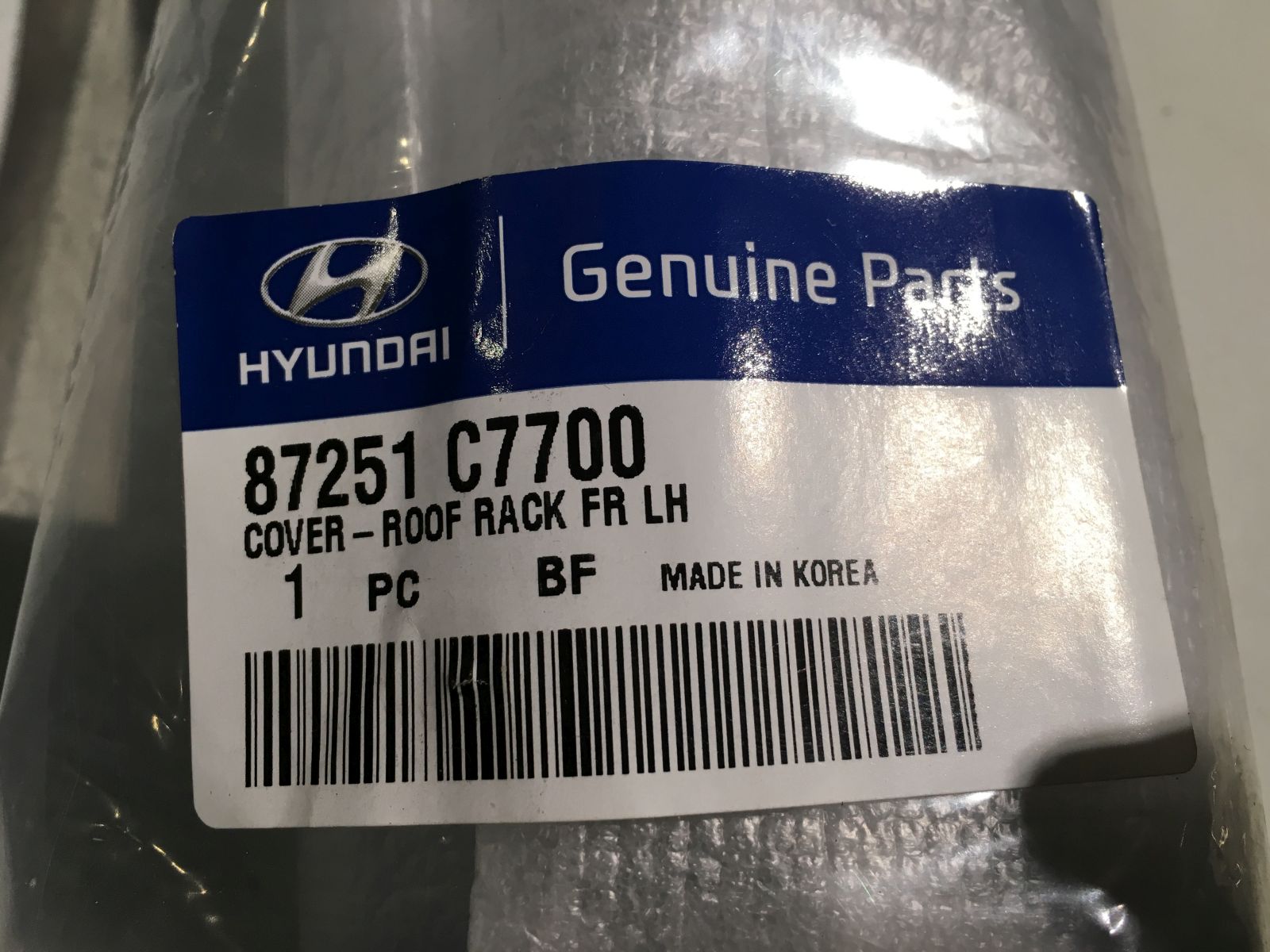 Abdeckung Dachreling NEU original Hyundai i20 87251C7700-AF27734